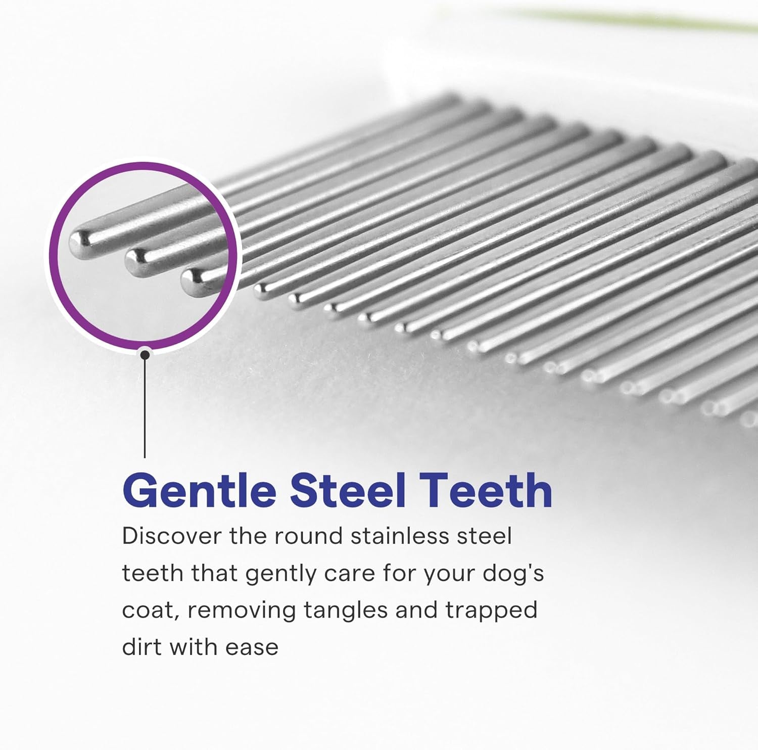 Dog Comb for Removes Tangles and Knots - Cat Comb for Removing Matted Fur - Grooming Tool with Stainless Steel Teeth and Non-Slip Grip Handle - Best Pet Hair Comb for Home Grooming Kit - Ebook Guide